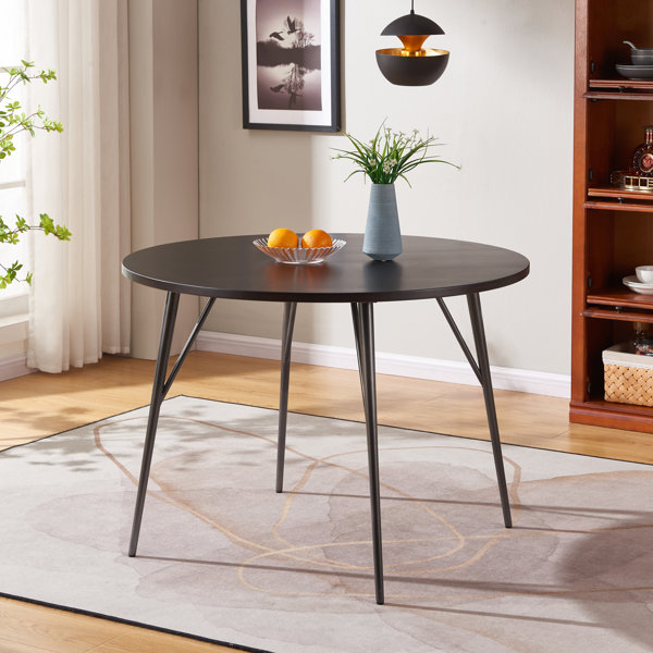 17 Stories Lillyann 42'' Iron Dining Table Wayfair